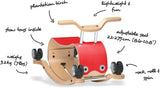 Wishbone Flip 2 in 1 Wooden Rock & Roll Toy