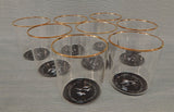 West Elm Double Old Fashioned Glasses - Set of 8