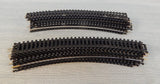 Tyco HO Scale Tru-Steel 18" Radius 10" Curved Model Train Track - Lot of 20