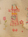 Pottery Barn Kids Doll Bedding Set - Quilt, Shams and Bedskirt
