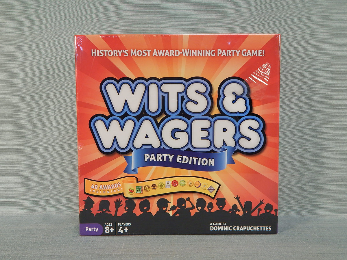 Wits and Wagers newest Party Edition Game