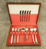 Vintage Crogmargan Laurel Stainless Utensils - 39 Pieces