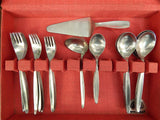 Vintage Crogmargan Laurel Stainless Utensils - 39 Pieces