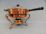 Antique Copper Chafing Dish