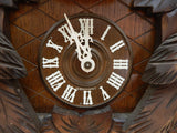 Black Forest Cuckoo Clock Regula 7 Day Birds Maple Leaves Pine Cone Weights