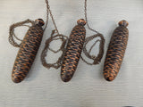 Black Forest Cuckoo Clock Regula 7 Day Birds Maple Leaves Pine Cone Weights