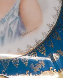 Victorian Vellosi Porcelain Portrait Plate