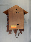 Black Forest Cuckoo Clock Regula 7 Day Birds Maple Leaves Pine Cone Weights