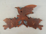 Black Forest Cuckoo Clock Regula 7 Day Birds Maple Leaves Pine Cone Weights
