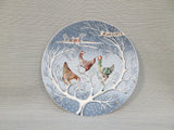 Haviland Limoges Plates - Birds of the 12 days of Christmas - Lot of 4