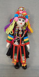 Vintage Hmong Porcelain Doll in Traditional Dress