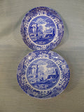 Spode Italian Blue and White Plates - Set of 4