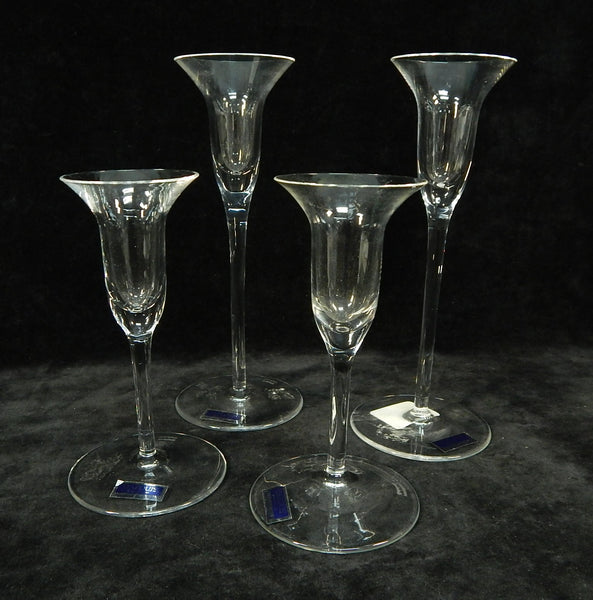 Marquis by Waterford Arista Clear Crystal 6" & 8" Candle Holders - Set of 4