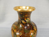Enamel on Brass Cloisonné Vase