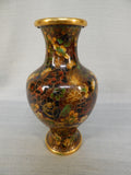 Enamel on Brass Cloisonné Vase
