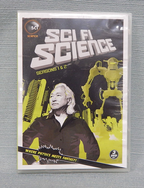 Sci Fi Science: Where Physics Meets Fantasy - Seasons 1 & 2 - 3 DVDs - Brand New
