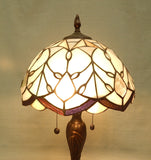 Tiffany Style Lamp with Stained Glass Shade