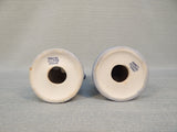 7" Blue & White Ceramic Figurines, Made in Occupied Japan