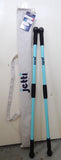 Jetti Fit Walking Poles - Blue, Medium, Set of 2 - Brand New!
