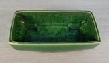 Pair of Rectangular Green McCoy Planters