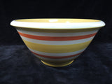 Terramoto Yellow and Orange Striped Salad Bowl Set - Set of 5