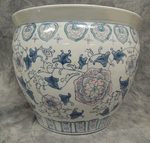 Large Chinese Blue and White Planter - Very Good Vintage Condition