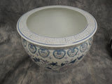 Large Chinese Blue and White Planter - Very Good Vintage Condition