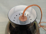 Large Black Pendant Swag Lamp Fixture
