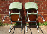Pair of Retro Kitchen Dining Chairs