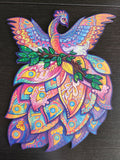 297 Piece Fairy Bird Wooden Puzzle - Certified Complete!