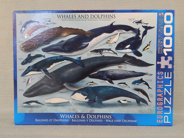 1000 Piece Whales and Dolphins Puzzle - Certified Complete