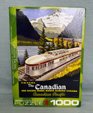 1000 Piece Travel The Canadian Vintage Poster Puzzle - Certified Complete!