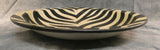 Zebra Pattern 20" Round Plate