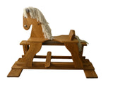 Amish Oak Rocking Horse Glider