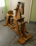 Amish Oak Rocking Horse Glider