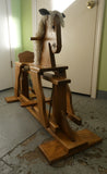 Amish Oak Rocking Horse Glider