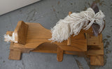 Amish Oak Rocking Horse Glider