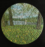 Vintage Tuco Miniature Round 57 Piece Puzzles - Lot of 2