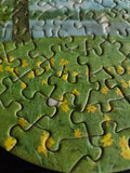 Vintage Tuco Miniature Round 57 Piece Puzzles - Lot of 2