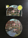 Vintage Tuco Miniature Round 57 Piece Puzzles - Lot of 2