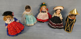 Madame Alexander International 7" Dolls - Lot of 5