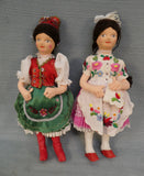Pair of Handmade Italian Dolls