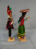 Pair of Handmade Peruvian Dolls