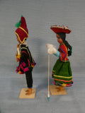 Pair of Handmade Peruvian Dolls