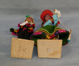 Pair of Handmade Peruvian Dolls