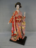 Japanese Geisha 17" Figurine