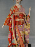Japanese Geisha 17" Figurine