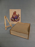 Jigfoxy Wooden Hens and Chicks 180 Piece Puzzle (Missing 1 Edge Piece)