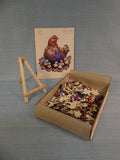 Jigfoxy Wooden Hens and Chicks 180 Piece Puzzle (Missing 1 Edge Piece)