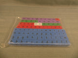 Harcourt Reading Rods - 5 Sets of 87 - Brand New!